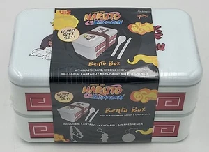 Shonen Jump Naruto Shippuden Bento Caja con cuchara, palillos ¡y más! - Nuevo/Sellado - Imagen 1 de 6