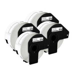 4 Roll DK1201 Address Labels 400 Labels P/R For Brother QL-800/810W w/4 Frame - Picture 1 of 12