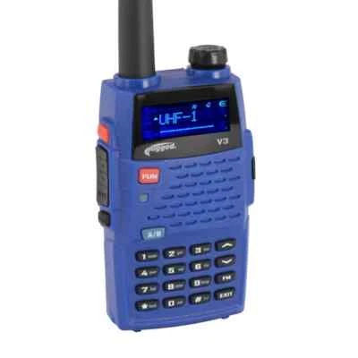 Rugged Radios V3 Business Band Handheld Walkie Talkie VHF UHF Dual Band Two Way - Image 1 of 4