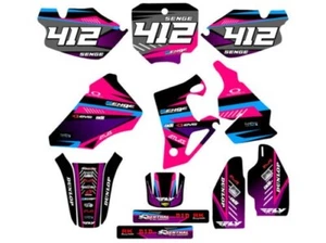 1996-2002 CR 80 SURGE Pink Senge Graphics Kit Compatible with Honda - Picture 1 of 10