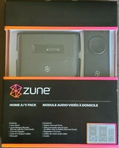 Zune Home A/V Pack - Dock, Wireless Remote, A/C Adapter, A/V Output Cables New