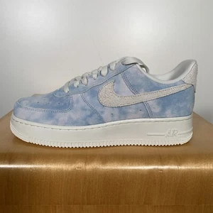 Scarpe da ginnastica Nike Air Force 1 07 SE blu vela da donna bianche taglia 8 - Foto 1 di 10