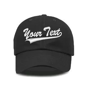 Cappello berretto baseball berretto papà testo ricamato personalizzato 601-C03 - Foto 1 di 8