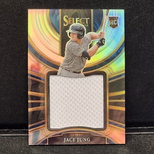 Jace Jung 2023 Select Baseball Rookie Jumbo Swatches Silver 124/199