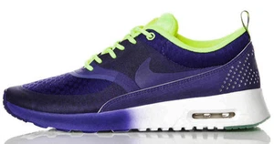 2013 NIKE AIR MAX THEA TISSÉ QS GLOW IN THE DARK VIOLET/VOLT US 6-9 627249-500 - Photo 1 sur 1