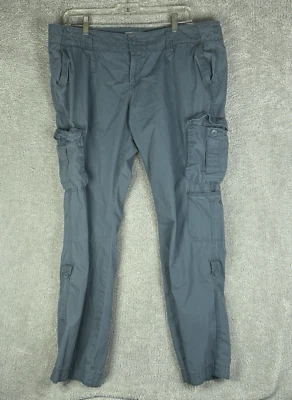 Old Navy Cargo Joggers Women's 14 Hiking Camping Workout Blue Cotton - Image 1 of 4
