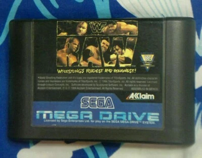 SEGA Mega Drive WWF Raw Rudest & Roughest - Image 1 of 4