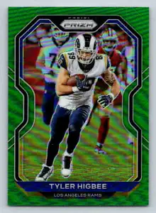 2020 Panini Prizm Prizms Green #274 Tyler Higbee (ref 200401) - Picture 1 of 2