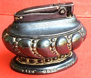 Ronson ''CROWN'' Table Lighter Silver Plated Mid Century Vintage from the 1940s - Picture 1 of 9