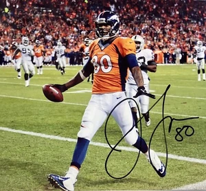 Julius Thomas Denver Broncos Autographed 8x10 Photo JSA COA - Picture 1 of 2