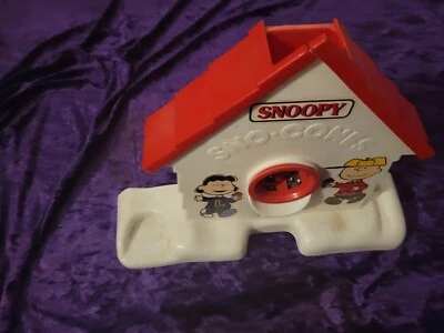 Máquina SNOOPY Sno-Cone (Peanuts) por Kid Dimension 1985 - PEÇA VINTAGE DE CONE DE NEVE - Imagem 1 de 4