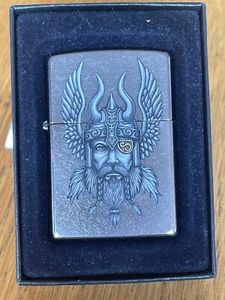 🔥 VIKING WARRIOR ZIPPO LIGHTER NEW WITH BOX. - Picture 1 of 6