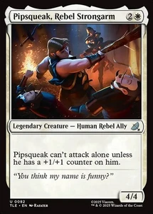 Pipsqueak, Rebel Strongarm U Foil #82 | TLE Avatar Eternal | Magic The Gathering - Imagen 1 de 1