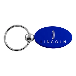 Oval Keychain for Lincoln on Blue [Officially Licensed] - Bild 1 von 2
