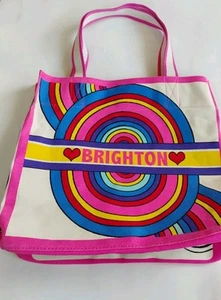 Neu ohne Etikett Brighton Love To Be Bold Canvas-Tragetasche Einkaufstasche Fashionista - Bild 1 von 7