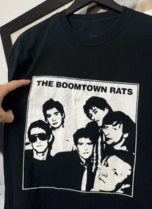 Vintage The Boomtown Rats Rock Band schwarzes T-Shirt alle Größen S bis 5XL AM1058 - Bild 1 von 3