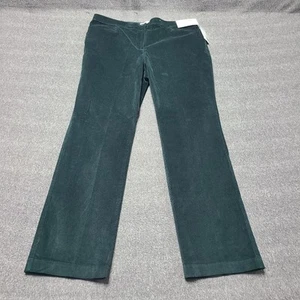 Northern Reflections Jeans Womens 14 Essential Slim Green Corduroy Boho Pants - Picture 1 of 10