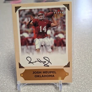 2001 Fleer Ultra College Greats Preview Auto Josh Heupel Rookie Auto RC - Picture 1 of 2