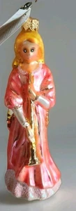 Christopher Radko Angelo Trionfo Celeste 1996 Vetro Decorazione Albero di Natale - Foto 1 di 10