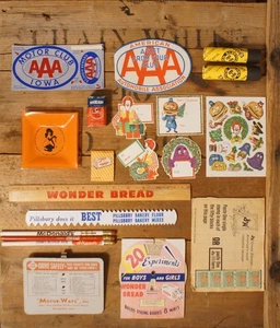 Vintage Advertising Product Lot Wonder Bread Coca Cola McDonalds BB Other - Picture 1 of 10
