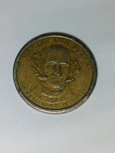 1 Dollar Martin Van Buren Dollar Münze 1837-1841.  2008 p On The Side Of Coin - Bild 1 von 3