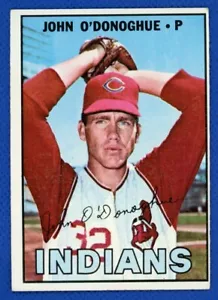 1967 Topps Baseball # 127 John O'donoghue Cleveland Indians VGEX-EX OFF CENTER - Imagen 1 de 2