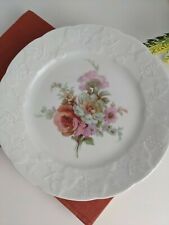 Lierre sauvage CNP France Porcelain Plate Pink Roses