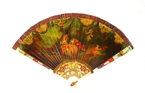 Gorgeous Antique Hand Fan 18th Century Vernis Martin Style éventail ancien - Bild 1 von 15