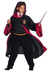 Child Unisex Harry Potter "Gryffindor" House Student Deluxe Costume M or L - Picture 1 of 5