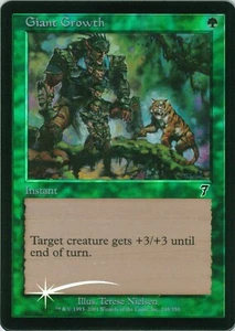 FOIL MTG Giant Growth 7th Edition 7ED English NM - Picture 1 of 1