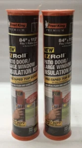 FROST KING Kit Isolamento 84" x 112" EZ Rotolo Grande Porta Finestra/Patio (Lotto di 2) - Foto 1 di 2