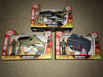 Lanard EL CUERPO! ¡Lote de helicópteros de ataque a jet de asalto tanque de asedio de primera respuesta! Foto 1 de 2