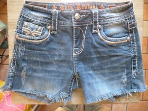 Rock Revival Emilie Easy Short Women's Cut Off Jean Shorts Size 25 - Picture 1 of 5