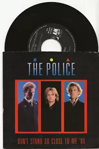 THE POLICE DON'T STAND SO CLOSE TO ME '86 PORTUGAL SINGLE WITH PIC SLEEVE, MINT - Picture 1 of 2