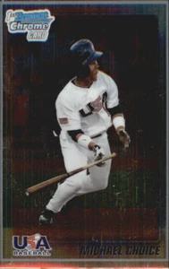 2010 Bowman Chrome USA Baseball #BC4 Michael Choice - NM-MT - Picture 1 of 2