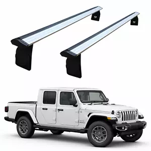Barras transversales de techo plateadas para Jeep Gladiator JT 2020-Up - Imagen 1 de 7