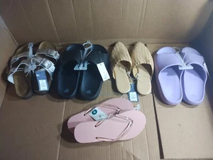 Women's Lot Size 9 Summer 5 Pair Lot As Pictured Summer Beach Shoes sandles - Picture 1 of 16