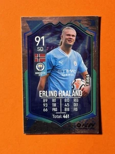Herling Halland Holo Manchester City FC 24 FIFA Mobile Cards Figuplay - Foto 1 di 2