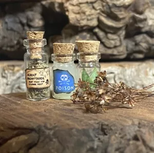 Puppenhaus Miniatur Trank Lot, 1/12 Hexenfee Zauberer Spuk leuchtet im Dunkeln - Bild 1 von 8
