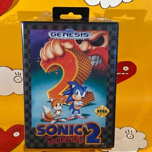 Sonic the Hedgehog 2 (Genesis, 1992) Brandneu Factory Sealed - Siehe Fotos - Bild 1 von 12
