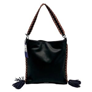 Rebecca Minkoff Black Leather Chase Convertible Hobo Bag