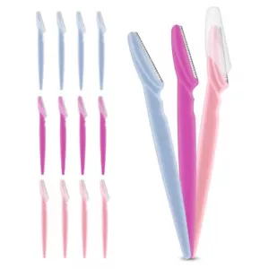12 Pieces Eyebrow Razor for Women Face Razors Dermaplaning Tool Eyebrow Trimm... - Picture 1 of 7