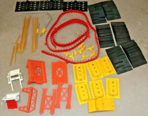 VINTAGE 1960'S Remco Mighty Mike Track Set And Accessories INCOMPLETE SEE PICS