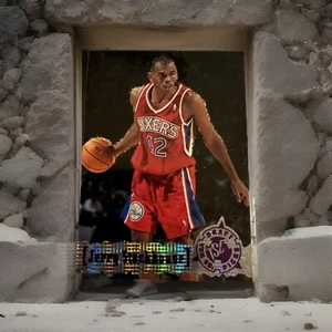 1996 Topps Stadium Club Jerry Stackhouse '95 NBA Draft Picks RC #329 76ers - Picture 1 of 2