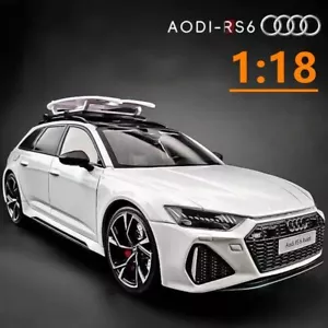 1:18 Scale AUDI RS6 AVANT Diecast Model Sports Toy Car Sound&Light Toy Gift NEW - Picture 1 of 8
