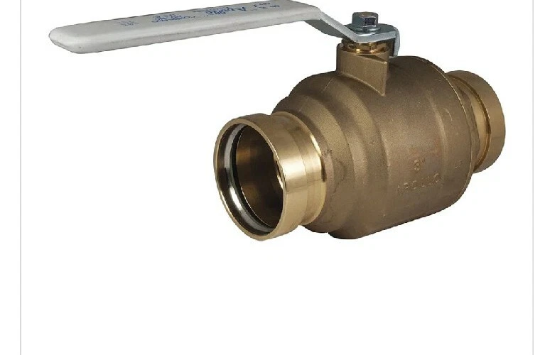 77VLF-100-01 - Válvula de bola forjada de extremo de prensa sin plomo de 3" Foto 1 de 4