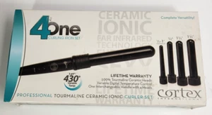 Cortex 4 in 1 Pro Clipless Curling Iron 4 Ceramic Ionic Far Infared Tourmaline - Picture 1 of 4