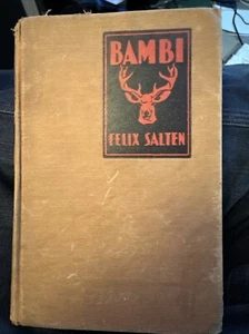 Excellent 1st Edition 'Bambi' by Felix Salten - 1929 Hard Cover Simon & Schuster - Picture 1 of 13