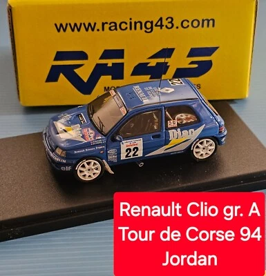 1/43 Renault Clio Williams 16v Rally Tour de Corse 1994 Jordan - Immagine 1 di 3