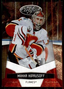 2010-11 Certified Platinum Red Miikka Kiprusoff 563/999 #22
